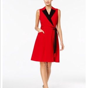 ❌[SOLD]❌ NWT - Calvin Klein red wrap dress